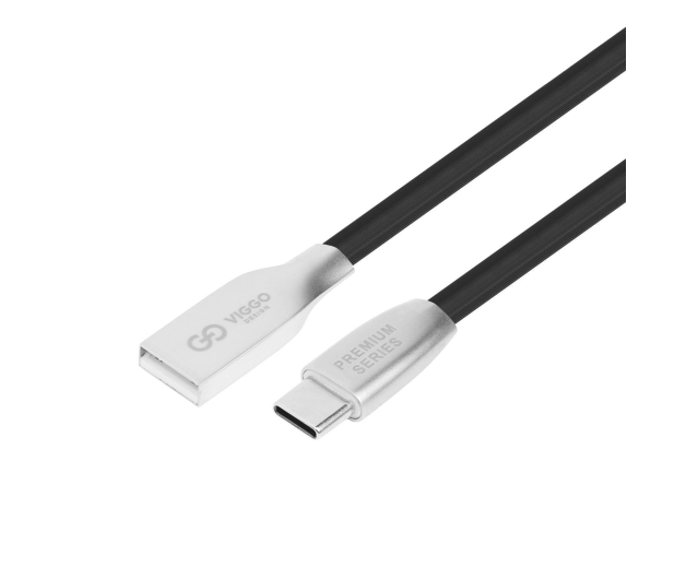 VIGGO DESIGN USB - USB-C 1m Czarny - 1457517 - zdjęcie 2